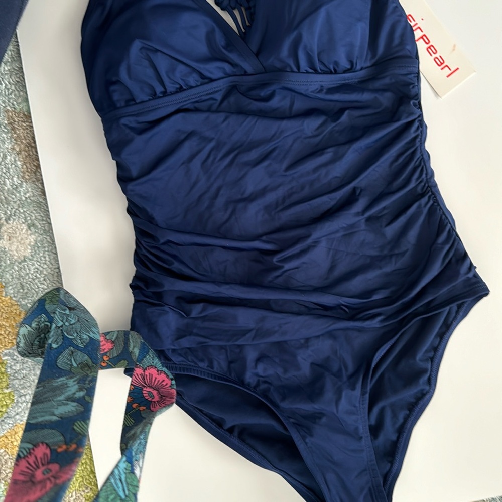 Firpearl size M Navy one piece swimsuit